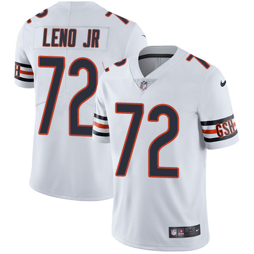 Chicago Bears #72 Charles Leno Jr White Men's Stitched Vapor Untouchable Limited Jersey Men's