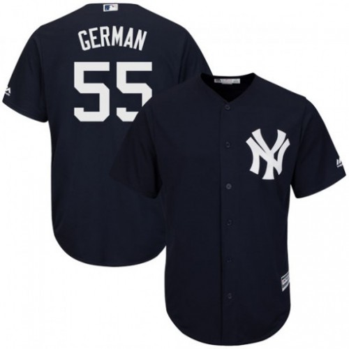 New York Yankees #55 Domingo German Navy Blue New Cool Base Stitched Youth Jersey Youth
