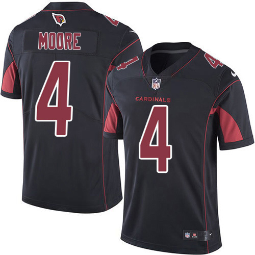 Cardinals #4 Rondale Moore Black Youth Stitched Limited Rush Jersey