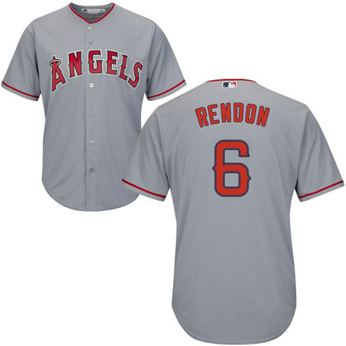 Los Angeles Angels of Anaheim #6 Anthony Rendon Grey New Cool Base Stitched Jersey Men's