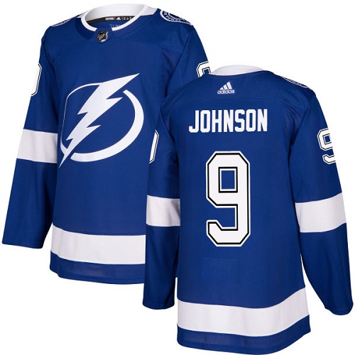 Adidas Tampa Bay Lightning #9 Tyler Johnson Blue Home Authentic Stitched Youth Jersey Youth