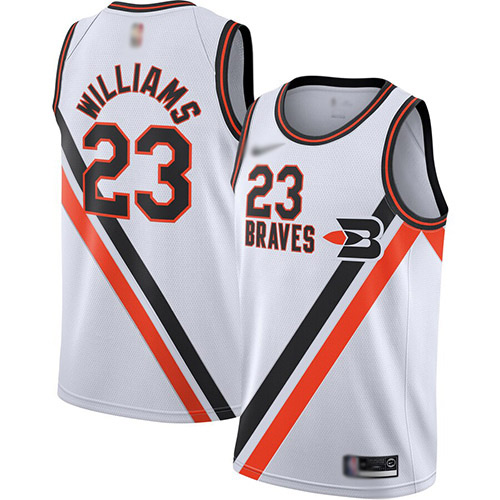 Los Angeles Clippers #23 Louis Williams White Swingman Hardwood Classics Jersey Mens