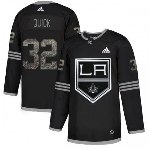Adidas Los Angeles Kings #32 Jonathan Quick Black Authentic Classic Stitched Jersey Men's