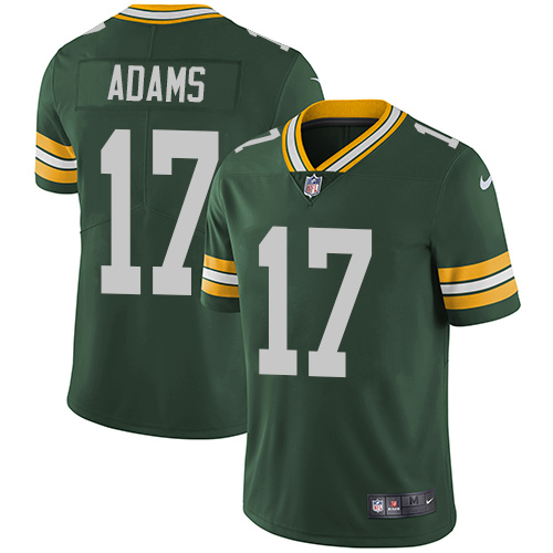 Packers #17 Davante Adams Green Team Color Youth Stitched Vapor Untouchable Limited Jersey