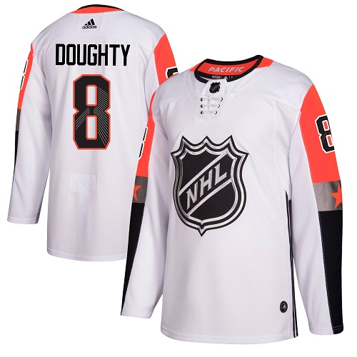Adidas Los Angeles Kings #8 Drew Doughty White 2018 All-Star Pacific Division Authentic Stitched Youth Jersey Youth