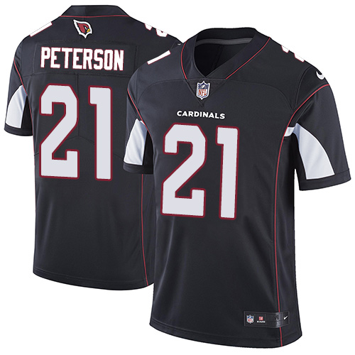 Cardinals #21 Patrick Peterson Black Alternate Men's Stitched Vapor Untouchable Limited Jersey