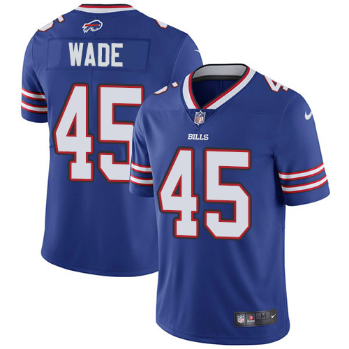 Buffalo Bills #45 Christian Wade Royal Blue Team Color Men's Stitched Vapor Untouchable Limited Jersey Men's