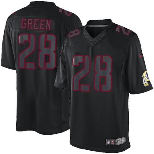 Washington Commanders #28 Darrell Green Black Men's Stitched Impact Limited Jersey Men's