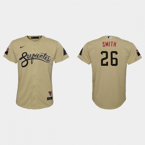 Arizona Arizona Diamondbacks #26 Pavin Smith Youth 2021 City Connect Jersey Gold Youth