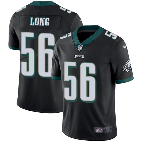 Philadelphia Eagles #56 Chris Long Black Alternate Youth Stitched Vapor Untouchable Limited Jersey Youth
