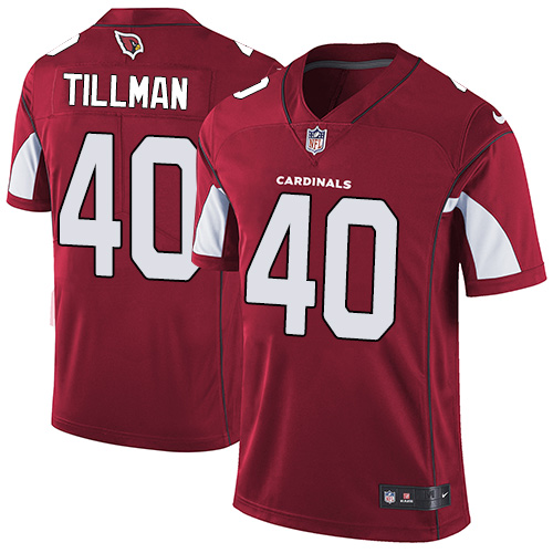 Cardinals #40 Pat Tillman Red Team Color Youth Stitched Vapor Untouchable Limited Jersey