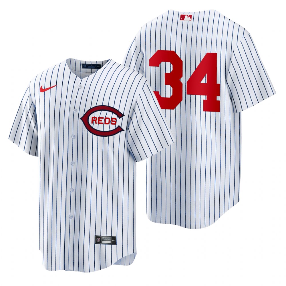 Cincinnati Reds #34 Justin Wilson Men's 2022 Field Of Dreams Game Jersey - White