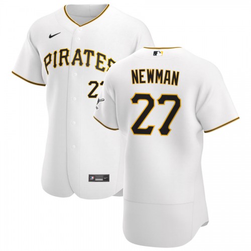 Pittsburgh Pittsburgh Pirates #27 Kevin Newman Men's White Home 2020 Authentic Player Jersey Men's