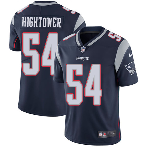 New England Patriots #54 Dont'a Hightower Navy Blue Team Color Men's Stitched Vapor Untouchable Limited Jersey Men's