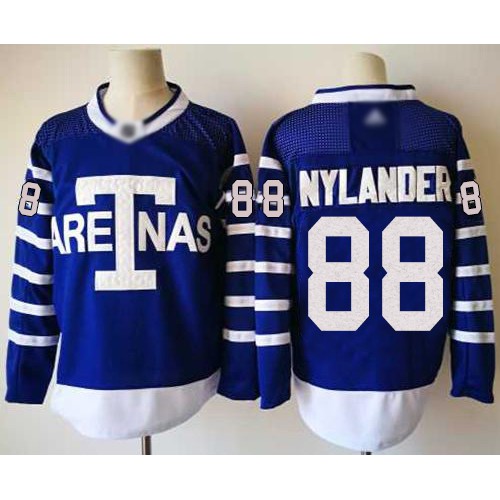 Adidas Maple Toronto Maple Leafs #88 William Nylander Blue Authentic 1918 Arenas Throwback Stitched Jersey Men's