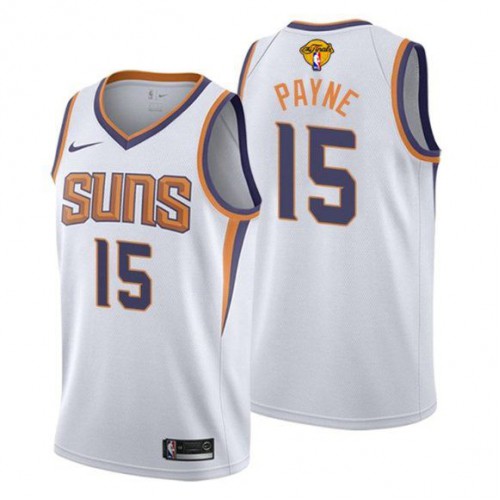 Phoenix Suns #15 Cameron Payne Youth 2021 Finals Bound Swingman Association Edition Jersey White Youth