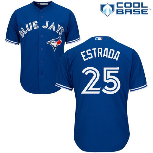 Toronto Blue Jays #25 Marco Estrada Blue Cool Base Stitched Youth Jersey Youth
