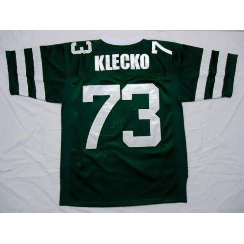 Mitchell And Ness New York Jets #73 Joe Klecko Green Stitched Throwback Jersey Men's