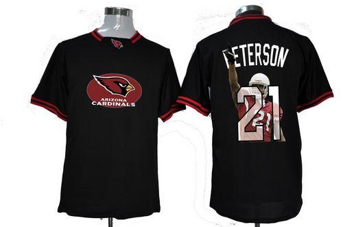 Cardinals #21 Patrick Peterson Black Men's Game All Star Fashion Jersey