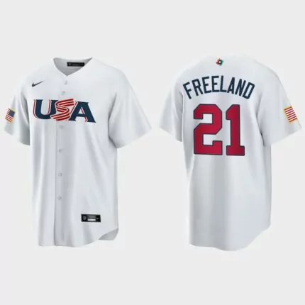 Kyle Freeland USA Baseball 2023 World Baseball Classic Jersey – White