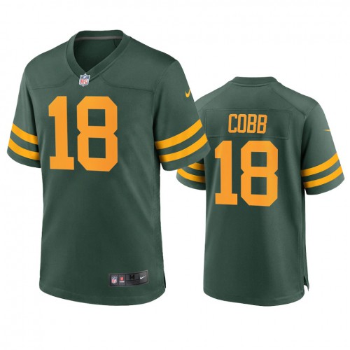 Green Bay Green Bay Packers #18 Randall Cobb Men's Alternate Game Player Jersey - Green Men's