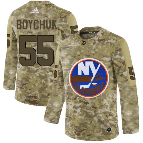 Adidas New York Islanders #55 Johnny Boychuk Camo Authentic Stitched Jersey Men's