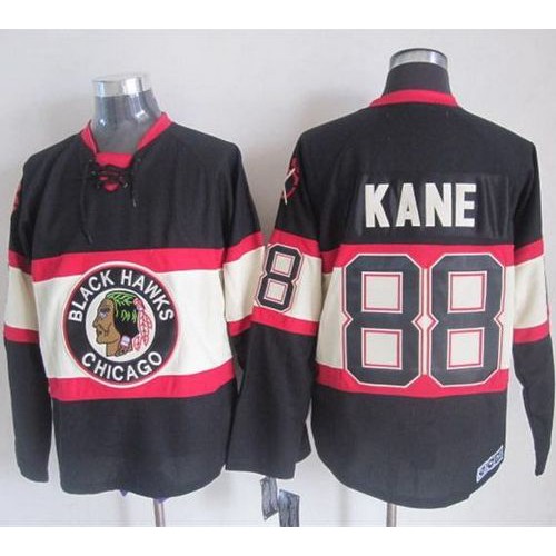 Chicago Blackhawks #88 Patrick Kane Black Third CCM Stitched Jersey Men's