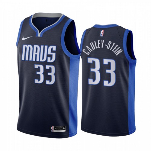 Dallas Dallas Mavericks #33 Willie Cauley-Stein Navy Swingman 2020-21 Earned Edition Jersey Mens