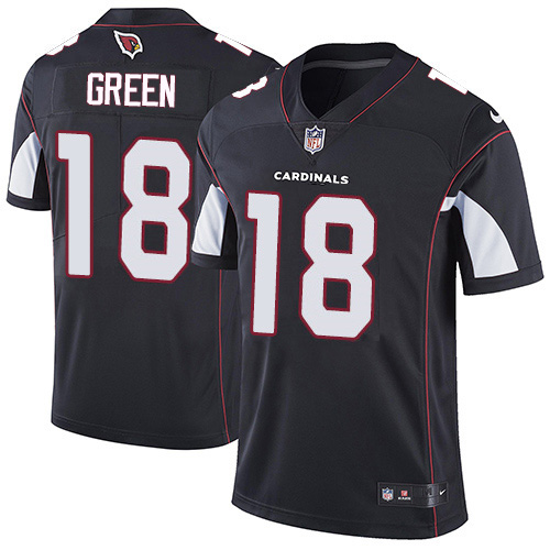 Arizona Cardinals #18 A.J. Green Black Alternate Youth Stitched Vapor Untouchable Limited Jersey Youth