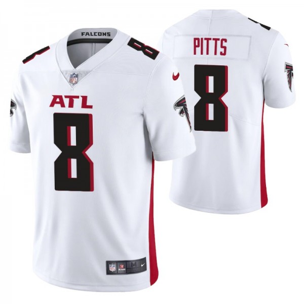 Youth Atlanta Falcons #8 Kyle Pitts White Vapor Untouchable Limited Stitched Jersey