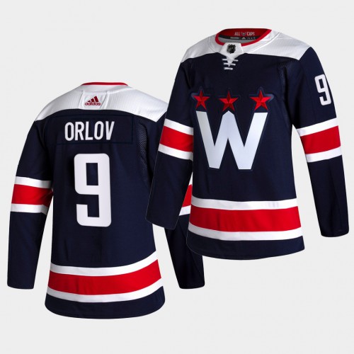 Adidas Washington Capitals #9 Dmitry Orlov Men's 2021-22 Alternate Authentic Jersey - Black Men's