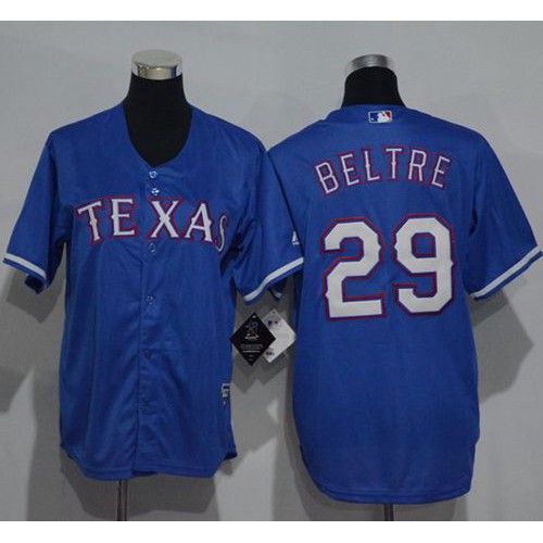 Texas Rangers #29 Adrian Beltre Blue Cool Base Stitched Youth Jersey Youth