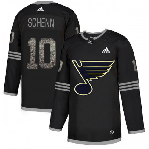 Adidas St. Louis Blues #10 Brayden Schenn Black Authentic Classic Stitched Jersey Men's