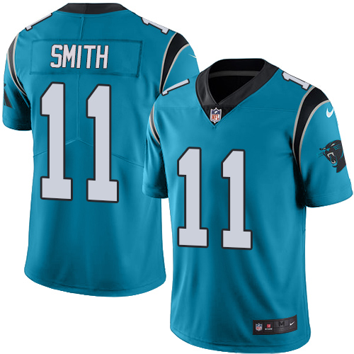 Carolina Panthers #11 Torrey Smith Blue Alternate Youth Stitched Vapor Untouchable Limited Jersey Youth