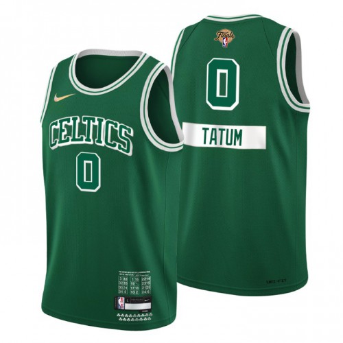 Boston Boston Celtics #0 Jayson Tatum Green Youth 2022 Finals Swingman City Edition Jersey Youth