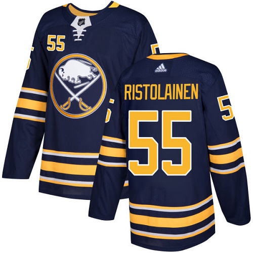 Adidas Buffalo Sabres #55 Rasmus Ristolainen Navy Blue Home Authentic Stitched Jersey Men's