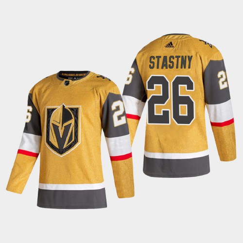 Vegas Golden Vegas Golden Knights #26 Paul Stastny Men's Adidas 2020-21 Authentic Player Alternate Stitched Jersey Gold Men's