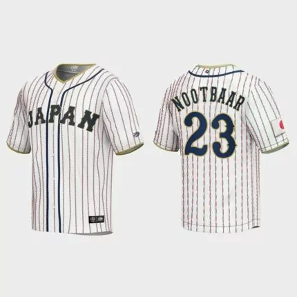 Lars Nootbaar Japan Baseball 2023 World Baseball Classic Jersey – White