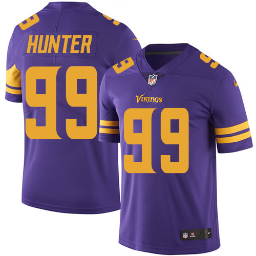 Vikings #99 Danielle Hunter Purple Youth Stitched Limited Rush Jersey