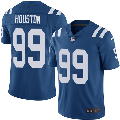 Indianapolis Colts #99 Justin Houston Royal Blue Team Color Men's Stitched Vapor Untouchable Limited Jersey Men's