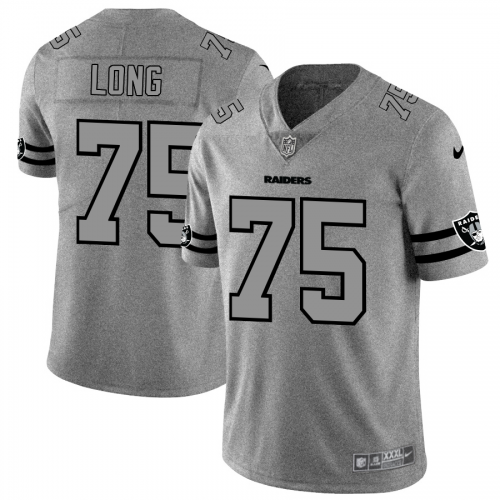 Las Vegas Las Vegas Raiders #75 Howie Long Men's Gray Gridiron II Vapor Untouchable Limited Jersey Men's