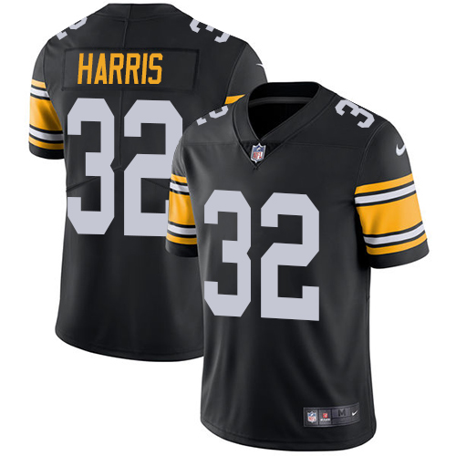 Steelers #32 Franco Harris Black Alternate Men's Stitched Vapor Untouchable Limited Jersey