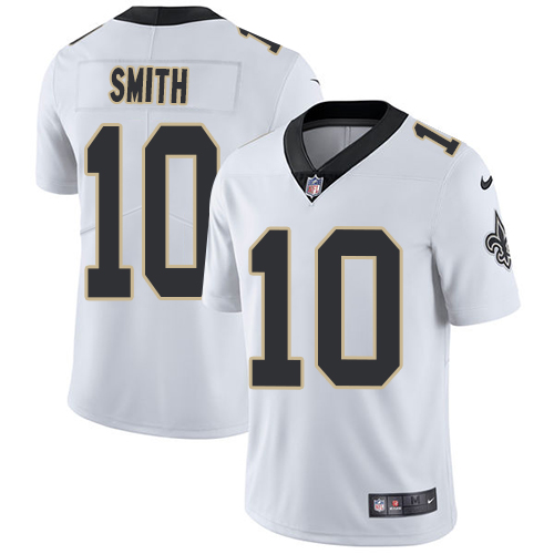 New Orleans Saints #10 Tre'Quan Smith White Men's Stitched Vapor Untouchable Limited Jersey Men's