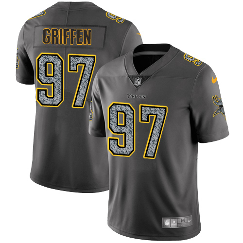 Minnesota Vikings #97 Everson Griffen Gray Static Men's Stitched Vapor Untouchable Limited Jersey Men's