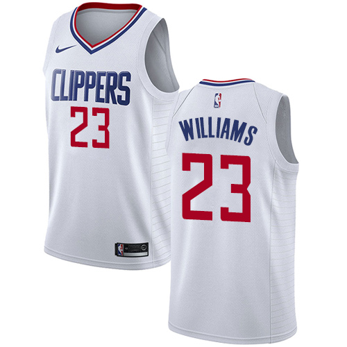 Los Angeles Clippers #23 Louis Williams White Swingman Association Edition Jersey Mens