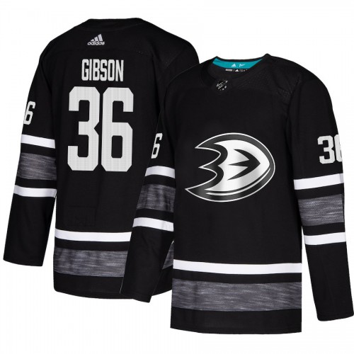 Adidas Anaheim Ducks #36 John Gibson Black Authentic 2019 All-Star Youth Stitched Jersey Youth
