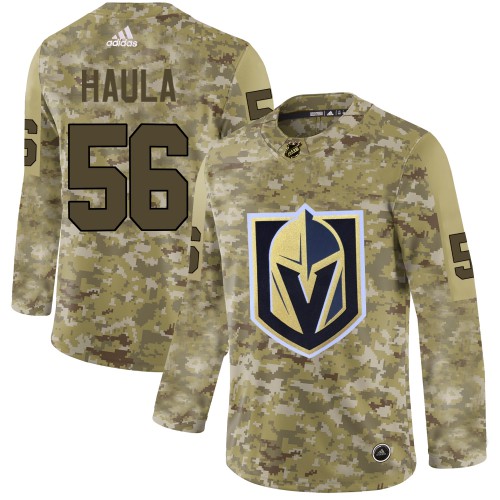 Adidas Golden Vegas Golden Knights #56 Erik Haula Camo Authentic Stitched Jersey Men's