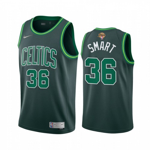 Boston Celtics #36 Marcus Smart Green Swingman Womens 2022 Finals Earned Edition Jersey Womens