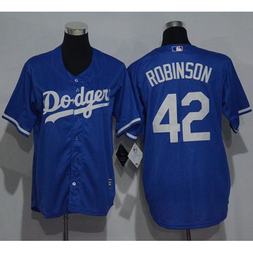 Los Angeles Dodgers #42 Jackie Robinson Blue Cool Base Stitched Youth Jersey Youth