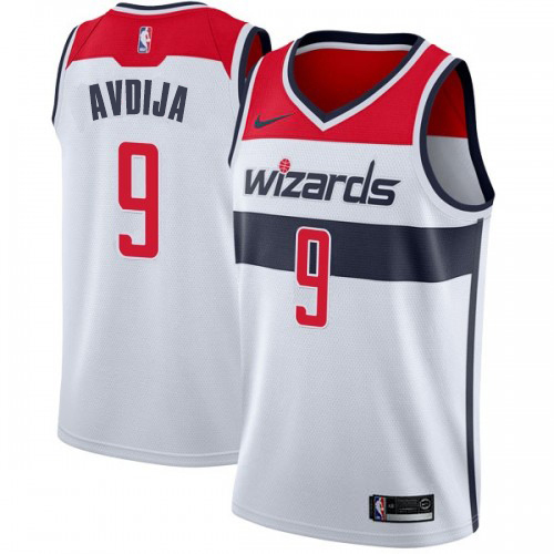 Washington Wizards #9 Deni Avdija White Association Edition Youth Swingman Jersey Youth